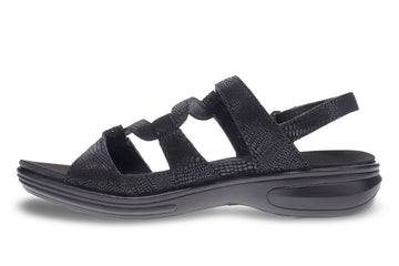 Revere Miami M Black Lizard Womens #color_black